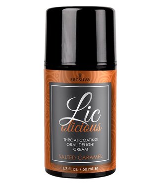 Sensuva SENSUVA LIC-O-LICIOUS ORAL DELIGHT CREAM SALTED CARAMEL 50ML