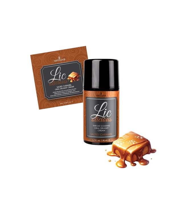 Sensuva SENSUVA LIC-O-LICIOUS ORAL DELIGHT CREAM SALTED CARAMEL 50ML