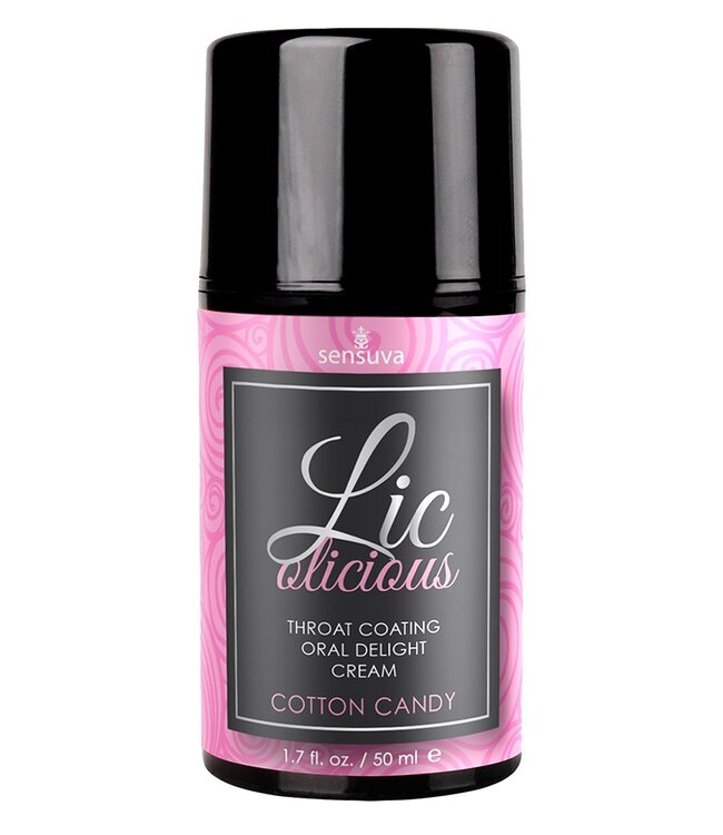 Sensuva SENSUVA LIC-O-LICIOUS ORAL DELIGHT CREAM COTTON CANDY 50ML