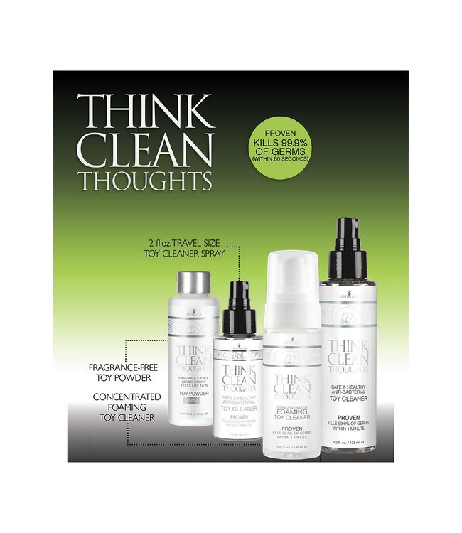 Sensuva SENSUVA THINK CLEAN THOUGHTS ANTI BACTERIAL TOY CLEANER 125ML