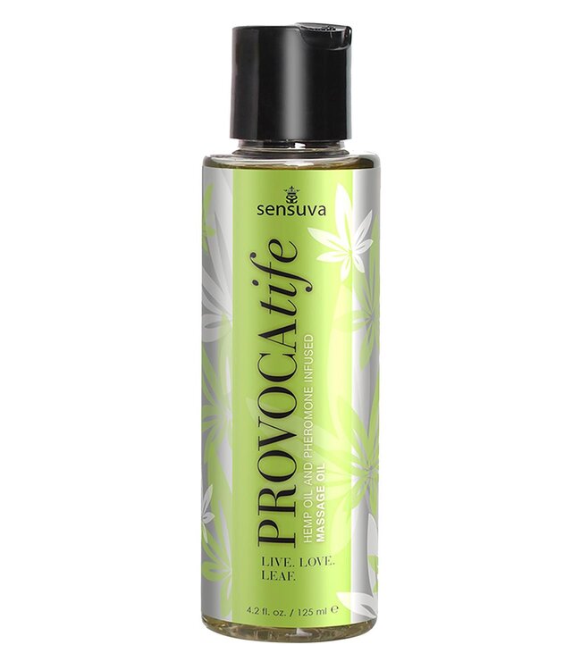 Sensuva SENSUVA PROVOCATIFE HEMP OIL INFUSED MASSAGE OIL 125ML