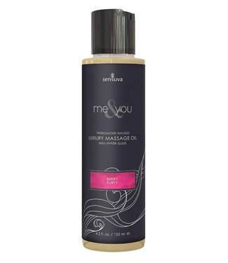 Sensuva SENSUVA ME AND YOU MASSAGE OIL WILD BERRIES 125ML