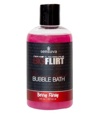 Sensuva SENSUVA BIG FLIRT PHEROMONE BUBBLE BATH BERRY FLIRTY 237ML