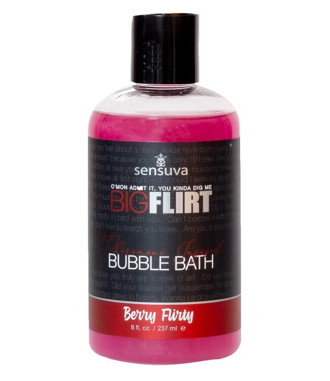 Sensuva SENSUVA BIG FLIRT PHEROMONE BUBBLE BATH BERRY FLIRTY 237ML