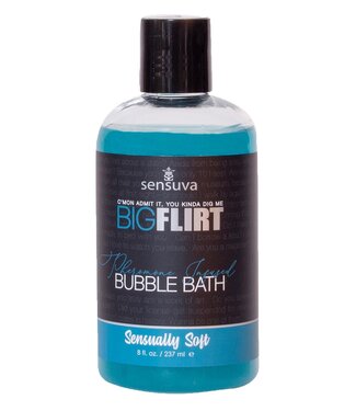Sensuva SENSUVA BIG FLIRT PHEROMONE BUBBLE BATH SENSUALLY SOFT 237ML