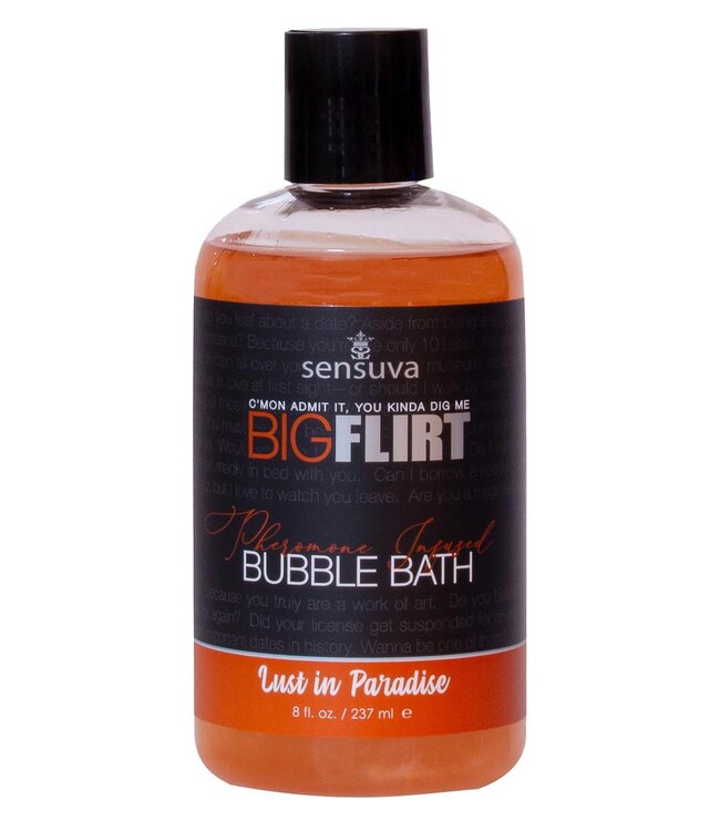 Sensuva SENSUVA BIG FLIRT PHEROMONE BUBBLE BATH LUST IN PARADISE 237ML