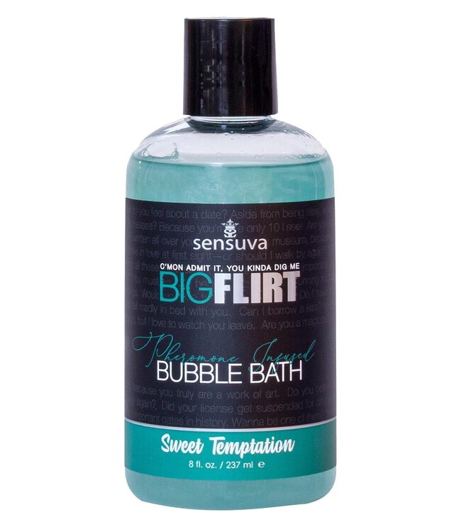 Sensuva SENSUVA BIG FLIRT PHEROMONE BUBBLE BATH SWEET TEMPTATION 237ML