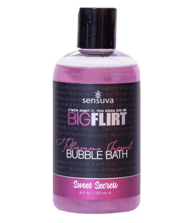 Sensuva SENSUVA BIG FLIRT PHEROMONE BUBBLE BATH SWEET SECRETS 237ML