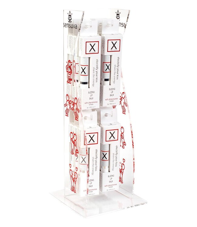 Sensuva SENSUVA X ON THE LIPS ORIGINAL 12 PIECE TOWER DISPLAY