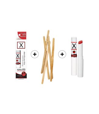 Sensuva SENSUVA X ON THE LIPS ELECTRIC CHERRY 12 PIECE REFILL PACK