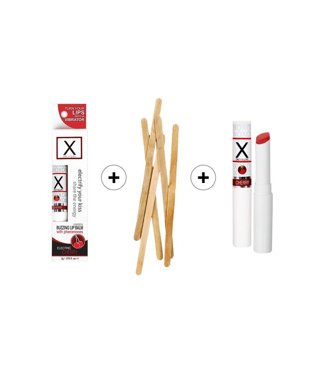 Sensuva SENSUVA X ON THE LIPS ELECTRIC CHERRY 12 PIECE REFILL PACK