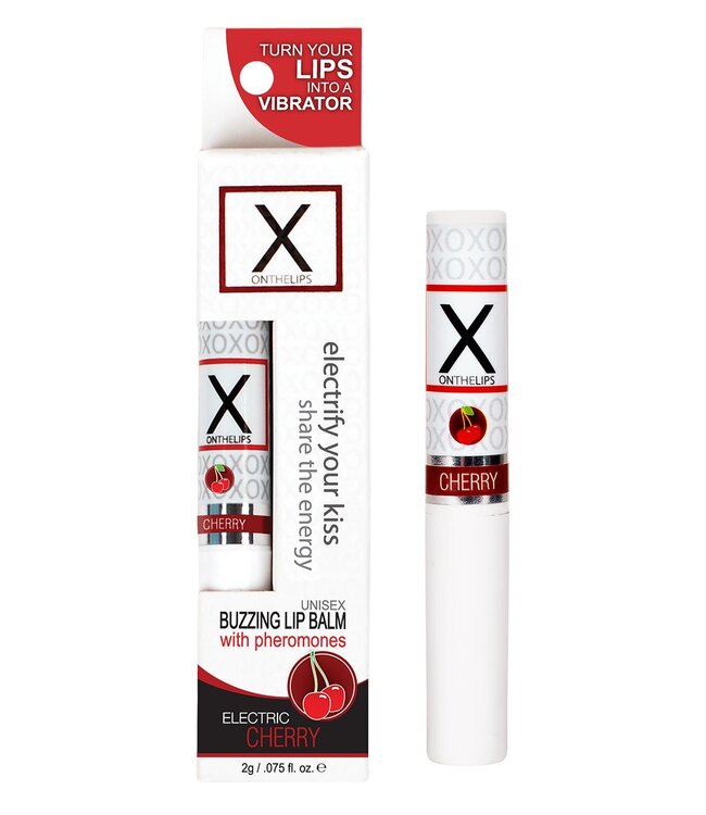 Sensuva SENSUVA X ON THE LIPS BUZZING LIP BALM ELECTRIC CHERRY