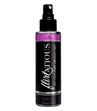 Sensuva SENSUVA FLIRTATIOUS BODY MIST POMEGRANATE, FIG, COCONUT AND PLUMERIA 125ML