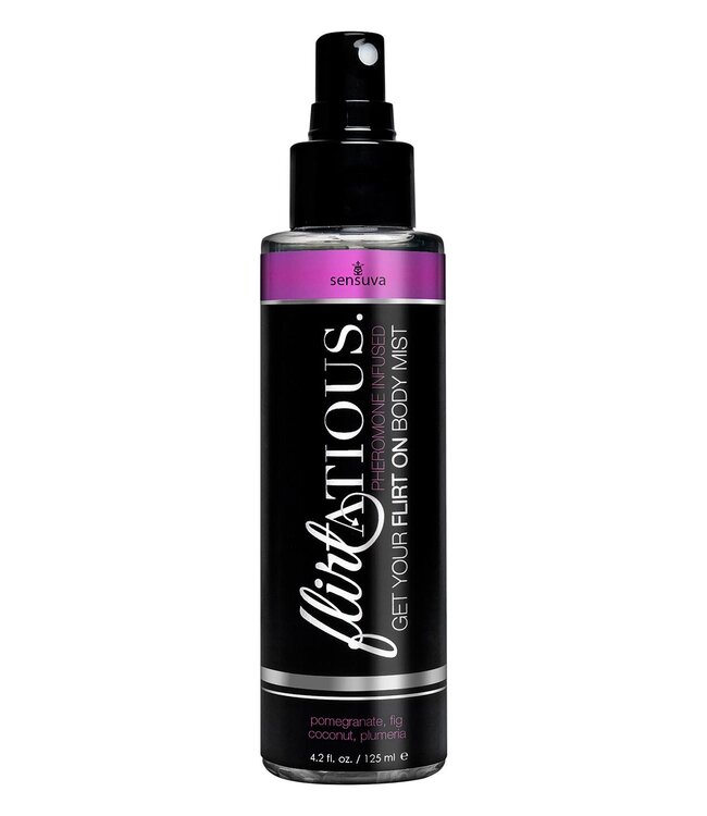 Sensuva SENSUVA FLIRTATIOUS BODY MIST POMEGRANATE, FIG, COCONUT AND PLUMERIA 125ML