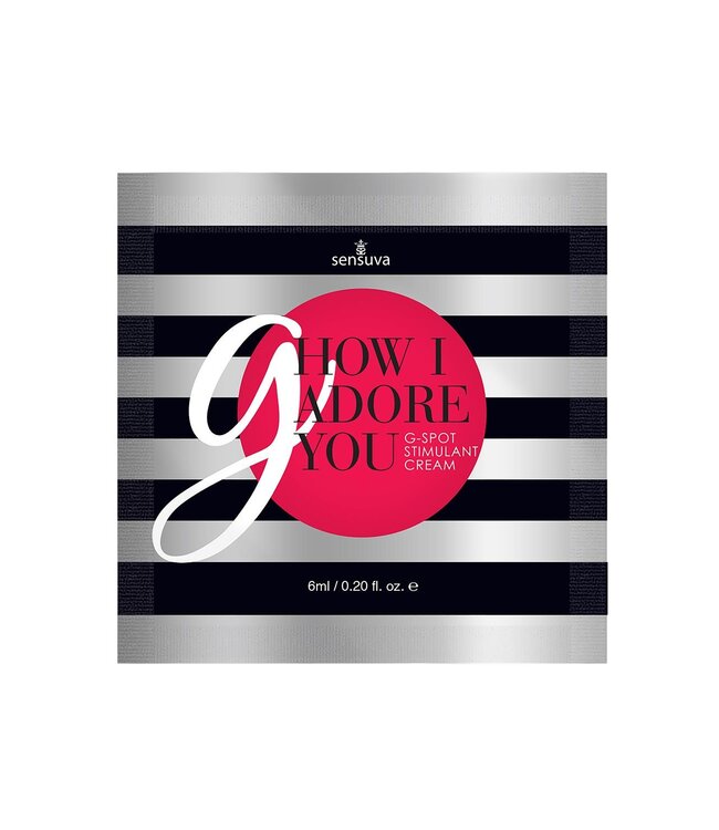 Sensuva SENSUVA G, HOW I ADORE YOU G-SPOT ENHANCEMENT CREAM 6 ML