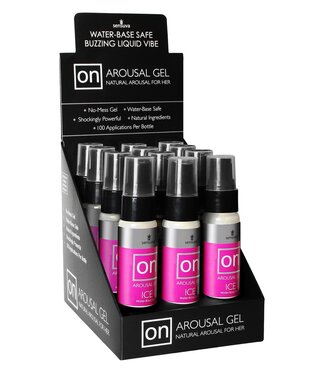 Sensuva SENSUVA ON ICE AROUSAL GEL 12 PIECE DISPLAY