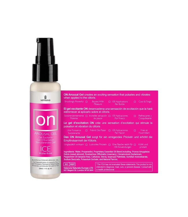 Sensuva SENSUVA ON ICE AROUSAL GEL 12 PIECE DISPLAY