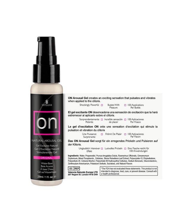 Sensuva SENSUVA ON ORIGINAL AROUSAL GEL 12 PIECE DISPLAY