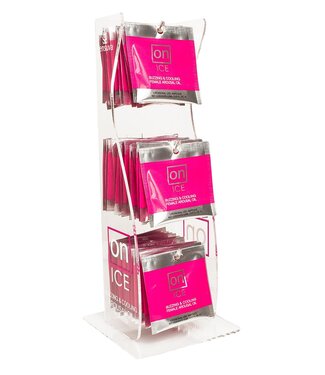 Sensuva SENSUVA ON ICE AROUSAL OIL 40 PIECE SINGLE USE AMPOULE TOWER DISPLAY