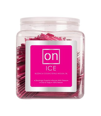 Sensuva SENSUVA ON ICE AROUSAL OIL 75 PIECE SINGLE USE AMPOULE TUB