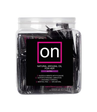 Sensuva SENSUVA ON ULTRA AROUSAL OIL 75 PIECE SINGLE USE TUB