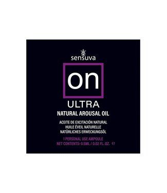 Sensuva SENSUVA ON ULTRA AROUSAL OIL SINGLE USE AMPOULE