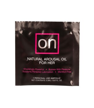 Sensuva SENSUVA ON ORIGINAL AROUSAL OIL AMPOULE PACKET