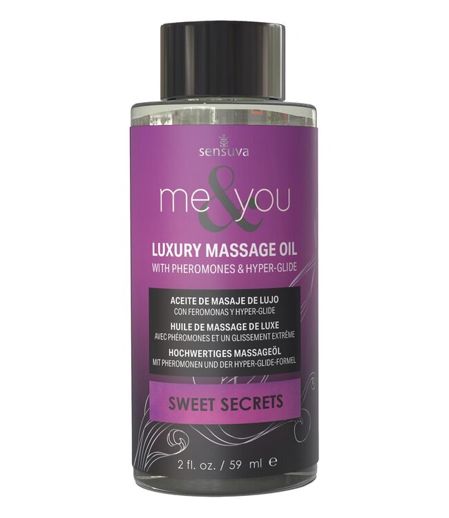 Sensuva SENSUVA ME AND YOU MASSAGE OIL SWEET SECRETS  59ML