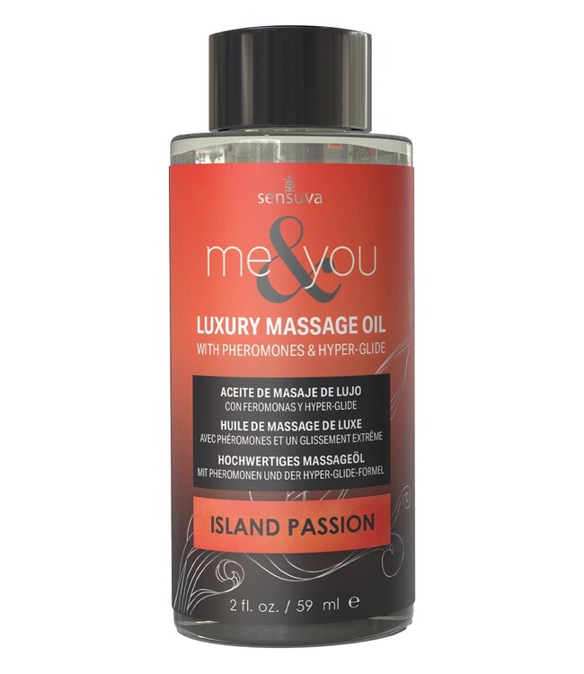 Sensuva SENSUVA ME AND YOU MASSAGE OIL ISLAND PASSION 59ML