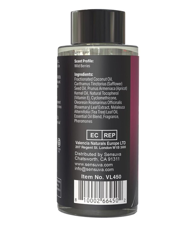Sensuva SENSUVA ME AND YOU MASSAGE OIL BERRY FLIRTY  59ML