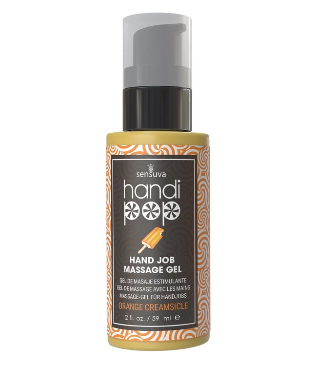 Sensuva SENSUVA HANDIPOP EDIBLE MASSAGE GEL ORANGE CREAMSICLE 59ML