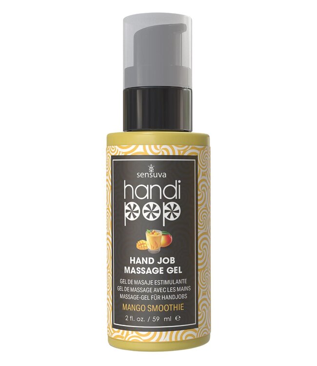 Sensuva SENSUVA HANDIPOP EDIBLE MASSAGE GEL MANGO SMOOTHIE 59ML