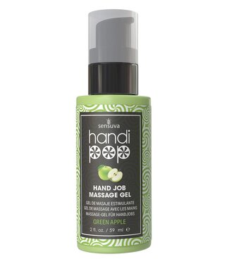 Sensuva SENSUVA HANDIPOP EDIBLE MASSAGE GEL GREEN APPLE 59ML
