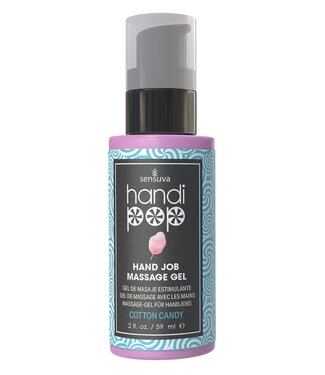Sensuva SENSUVA HANDIPOP EDIBLE MASSAGE GEL COTTON CANDY 59ML