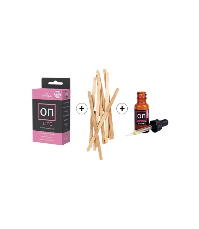 Sensuva SENSUVA ON LITE AROUSAL OIL 5ML 12 PIECE AND TESTER STICKS