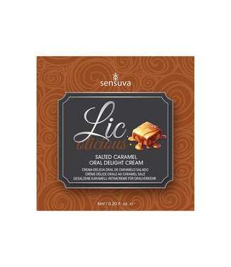 Sensuva SENSUVA LIC-O-LICIOUS ORAL DELIGHT CREAM SALTED CARAMEL 6 ML