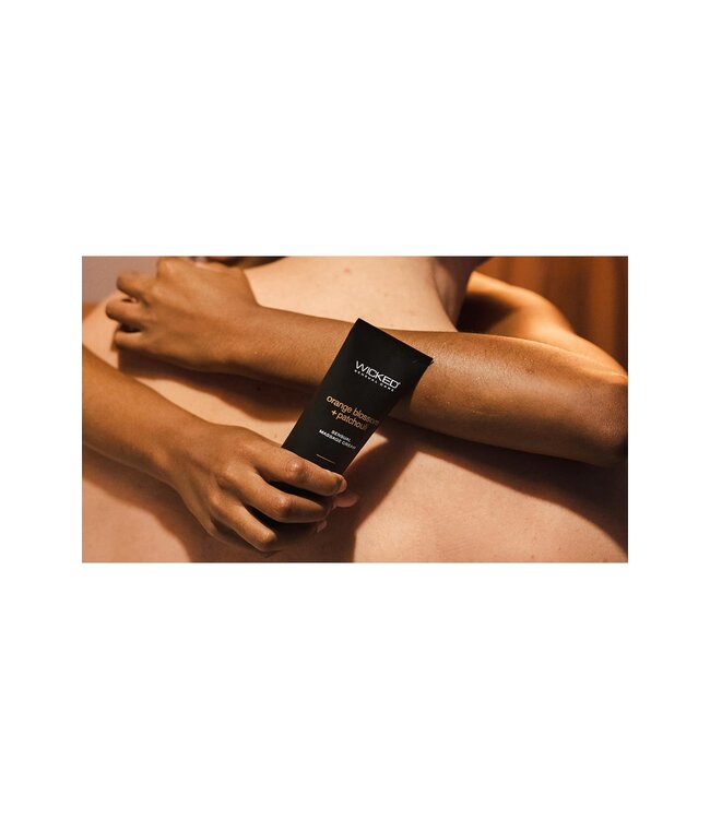 Wicked Sensual Care WICKED SENSUAL MASSAGE CREAM 120ML ORANGE BLOSSOM AND PATCHOULI SCENTED