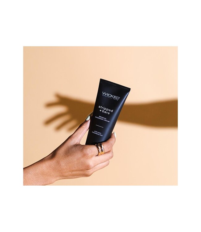 Wicked Sensual Care WICKED SENSUAL MASSAGE CREAM 120ML STRIPPED AND BARE UNSCENTED