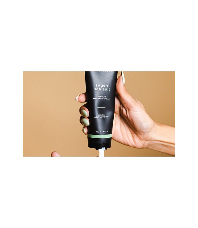 Wicked Sensual Care WICKED SENSUAL MASSAGE CREAM 120ML SAGE AND SEASALT SCENTED