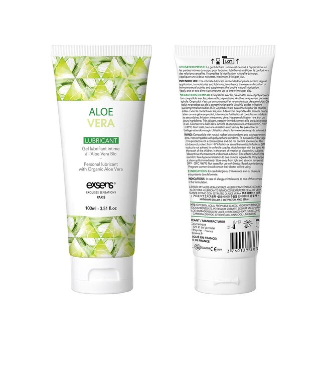 Exsens EXSENS LUBRICANT ALOE VERA BIO 100ML