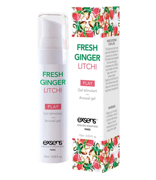 Exsens EXSENS AROUSAL GEL FRESH GINGER LITCHI 15ML