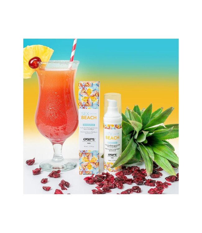 Exsens EXSENS WARMING MASSAGE OIL SEX ON THE BEACH  50ML