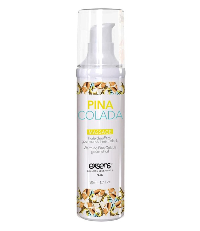 Exsens EXSENS WARMING MASSAGE OIL PINA COLADA 50ML
