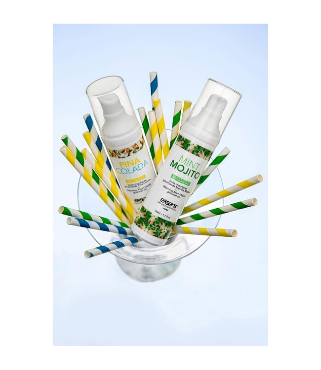 Exsens EXSENS WARMING MASSAGE OIL PINA COLADA 50ML
