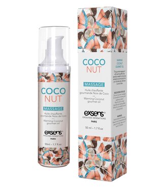 Exsens EXSENS WARMING MASSAGE OIL COCONUT  50ML