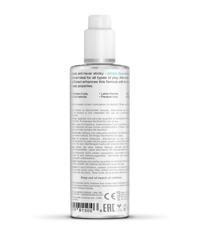 Wicked Sensual Care WICKED SIMPLY AQUA SPECIAL EDITION LUBRICANT 120ML