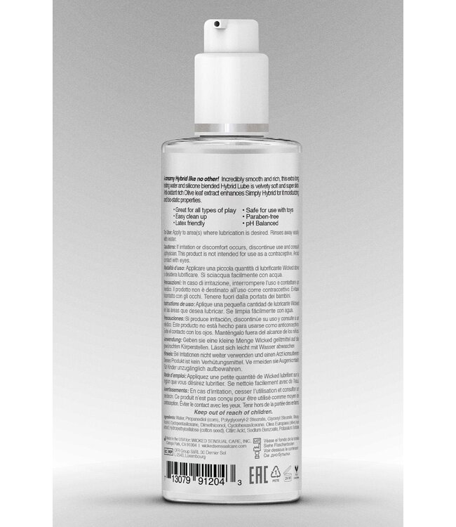 Wicked Sensual Care WICKED SIMPLY HYBRID LUBRICANT 120ML