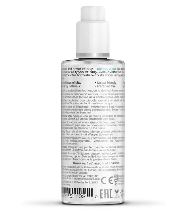 Wicked Sensual Care WICKED SIMPLY AQUA LUBRICANT 70ML