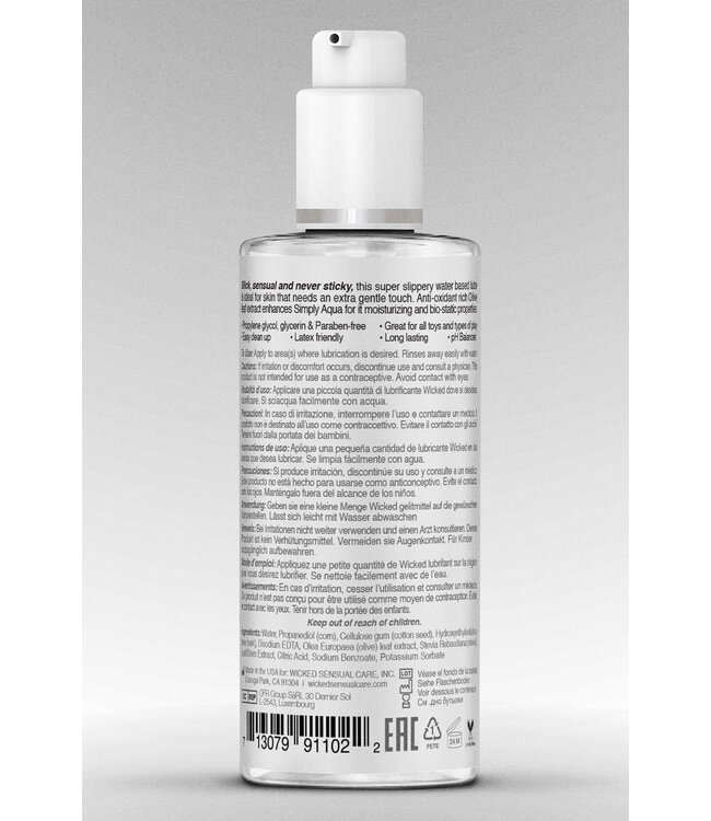 Wicked Sensual Care WICKED SIMPLY AQUA LUBRICANT 70ML