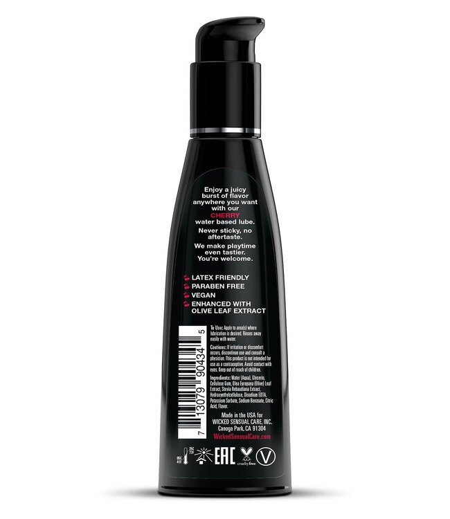 Wicked Sensual Care WICKED AQUA CHERRY FLAVORED LUBRICANT 120ML